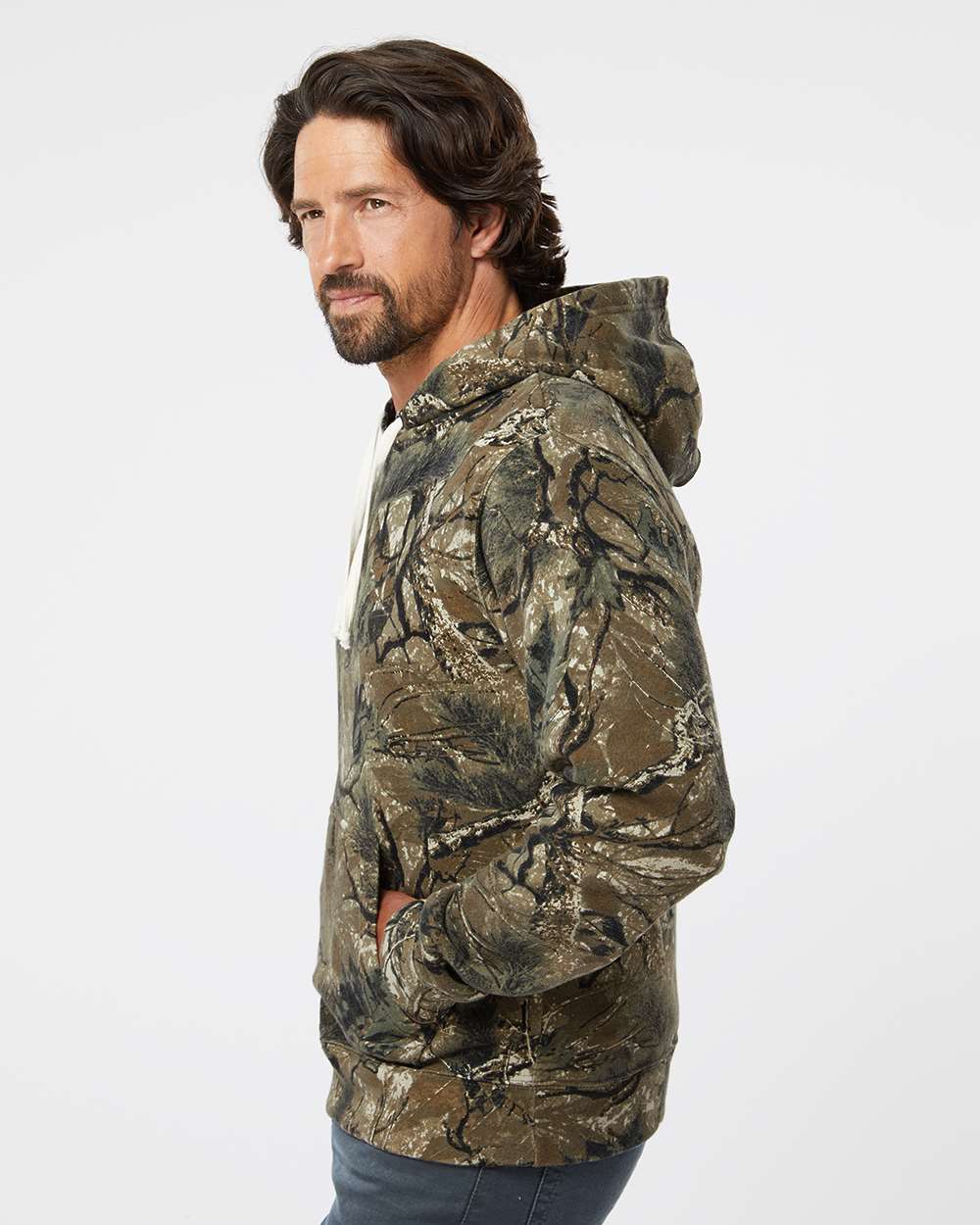 J. America-8871-Triblend Fleece Hooded Sweatshirt - Image 120