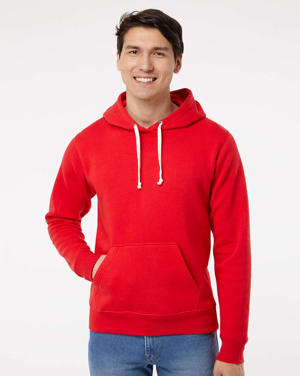 J. America-8871-Triblend Fleece Hooded Sweatshirt - Image 125