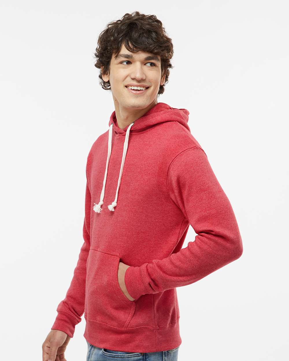 J. America-8871-Triblend Fleece Hooded Sweatshirt - Image 132
