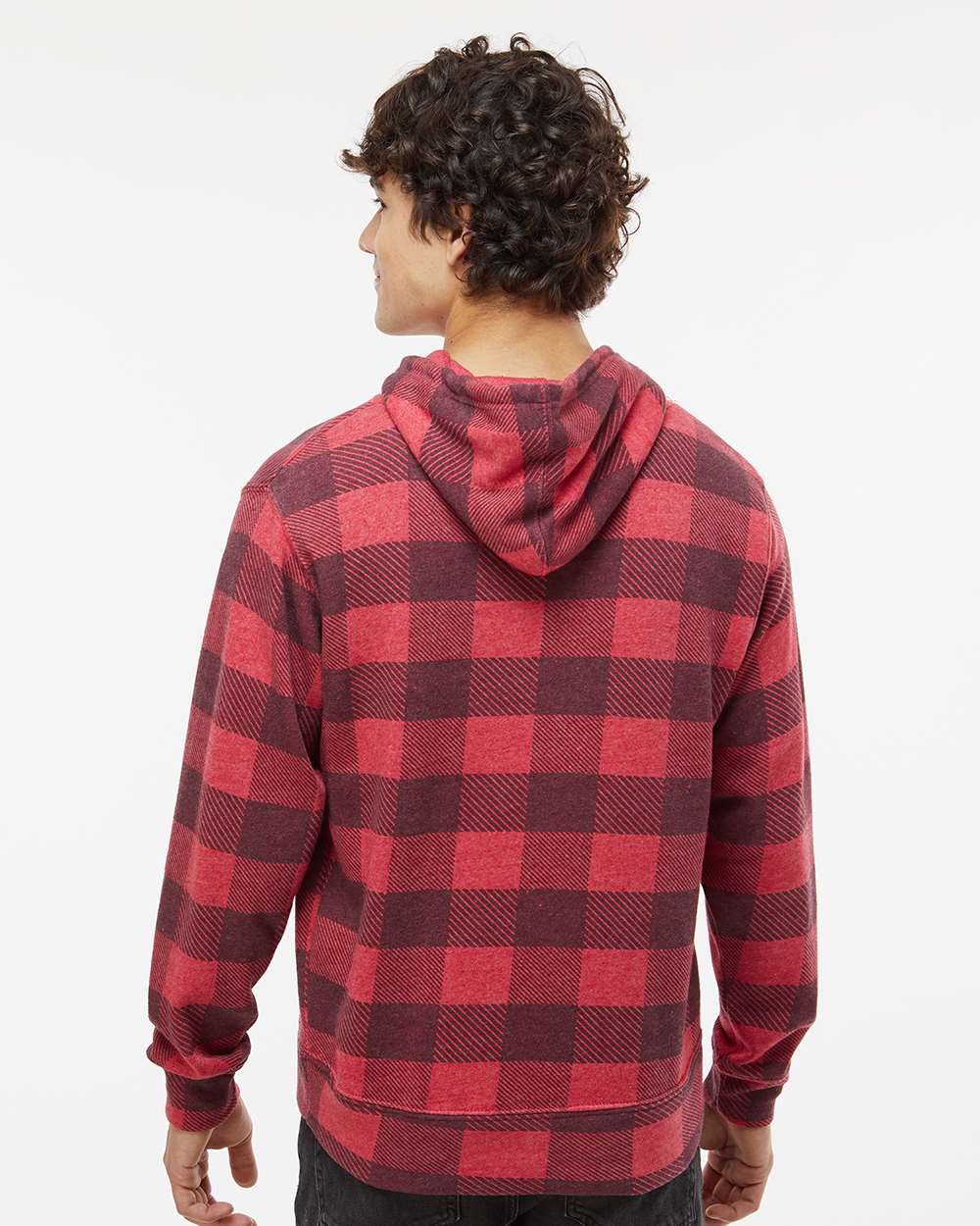 J. America-8871-Triblend Fleece Hooded Sweatshirt - Image 139