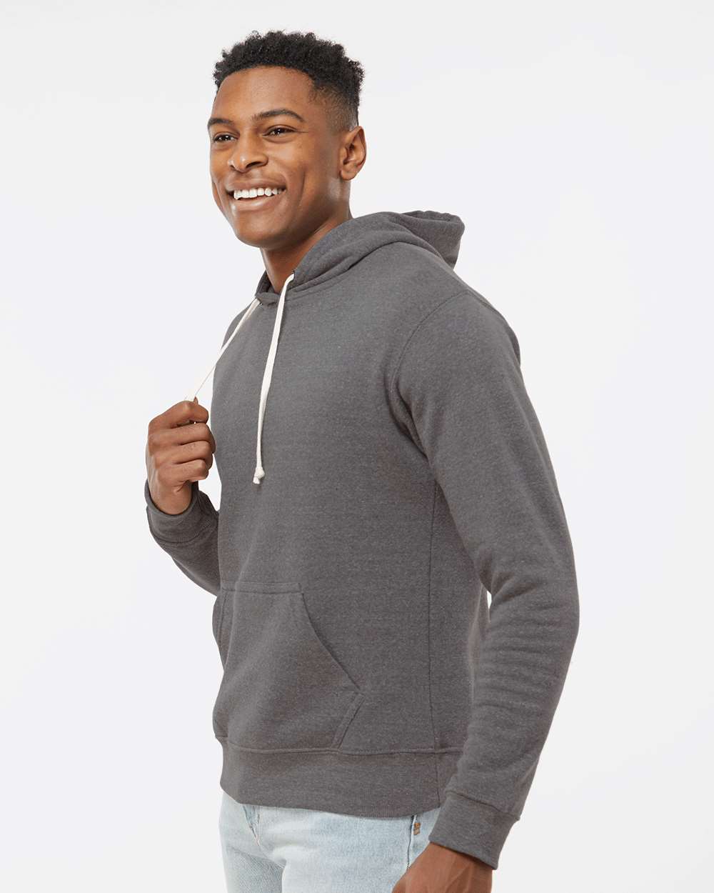 J. America-8871-Triblend Fleece Hooded Sweatshirt - Image 156