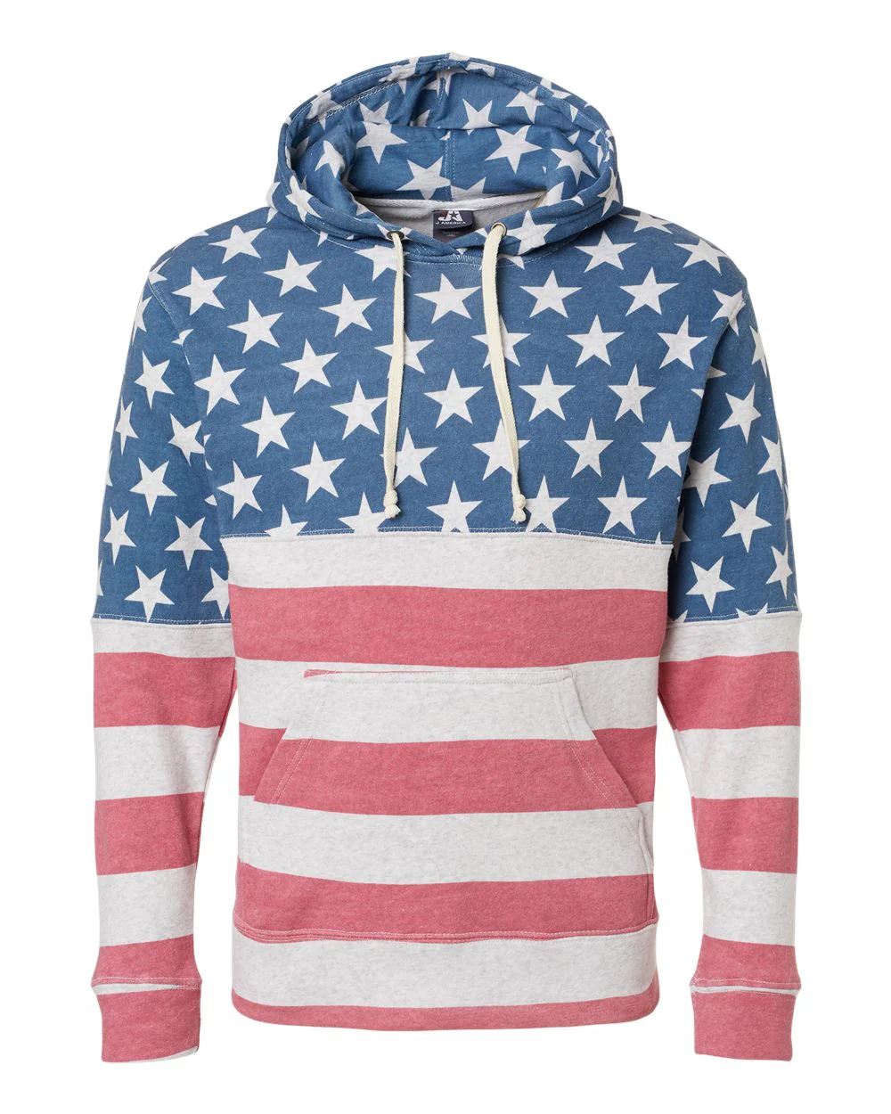 J. America-8871-Triblend Fleece Hooded Sweatshirt - Image 170