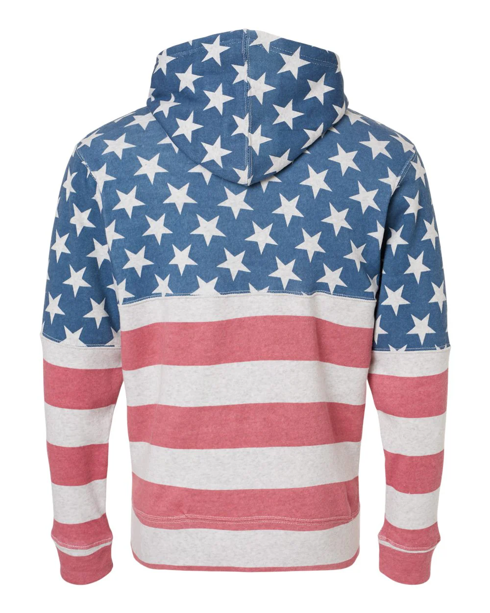 J. America-8871-Triblend Fleece Hooded Sweatshirt - Image 171