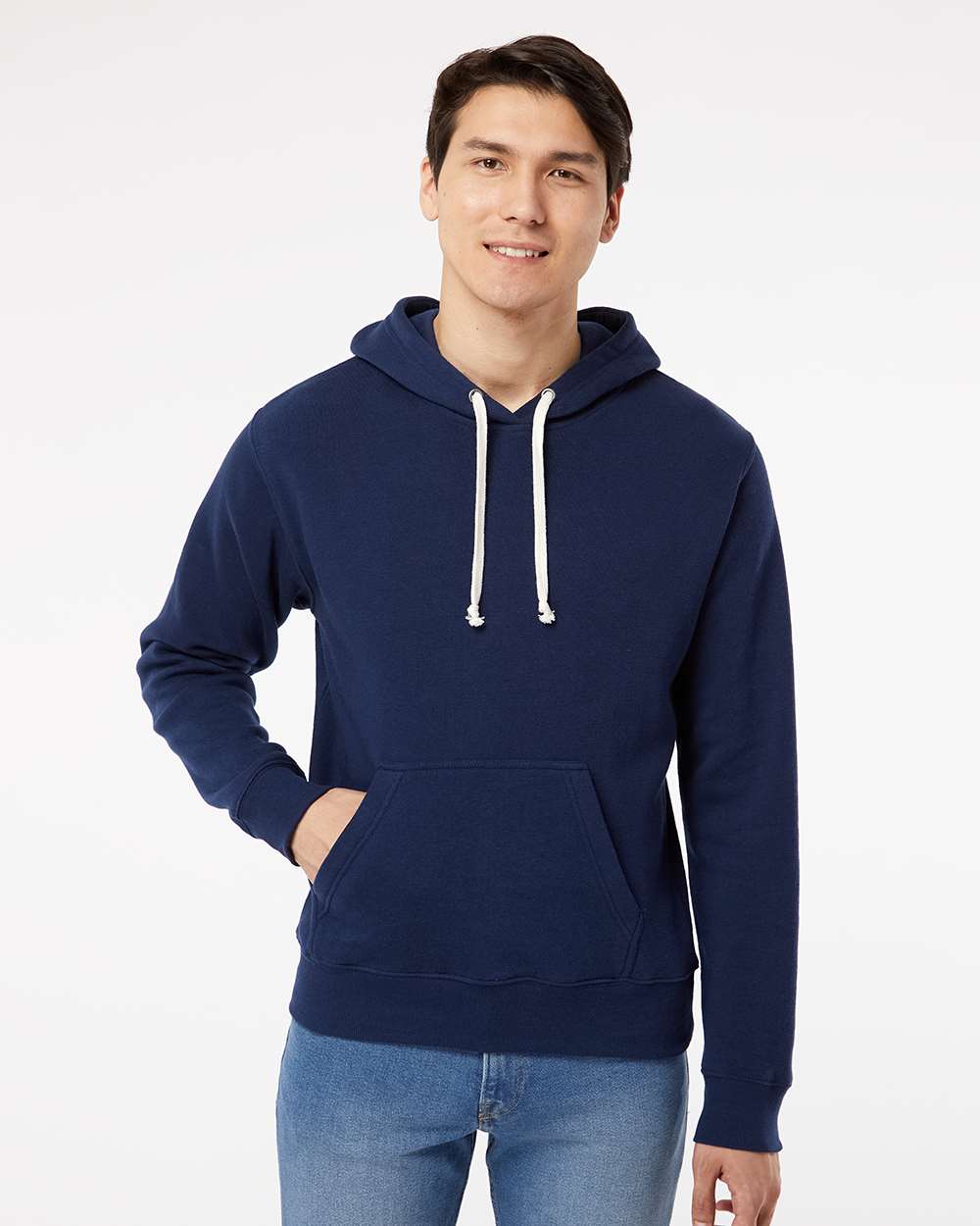 J. America-8871-Triblend Fleece Hooded Sweatshirt - Image 179