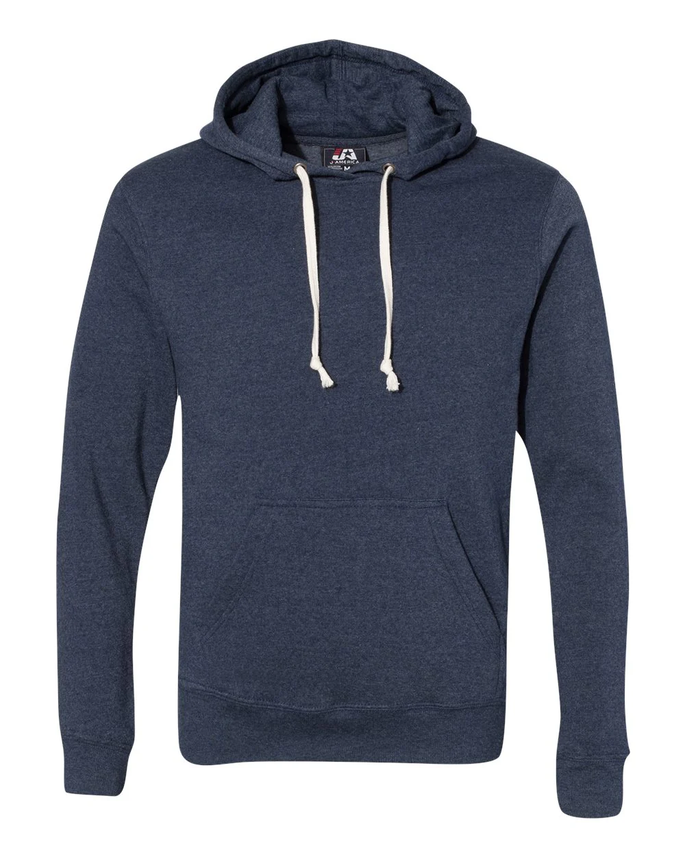 J. America-8871-Triblend Fleece Hooded Sweatshirt - Image 182