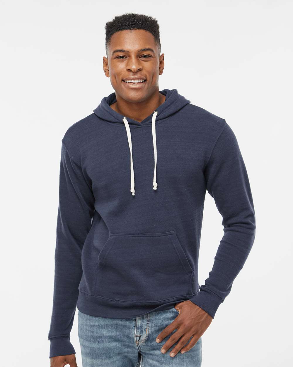 J. America-8871-Triblend Fleece Hooded Sweatshirt - Image 185