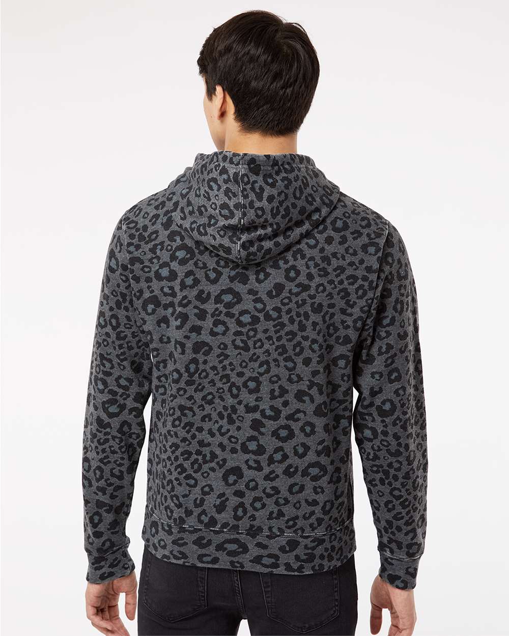 J. America-8871-Triblend Fleece Hooded Sweatshirt - Image 19