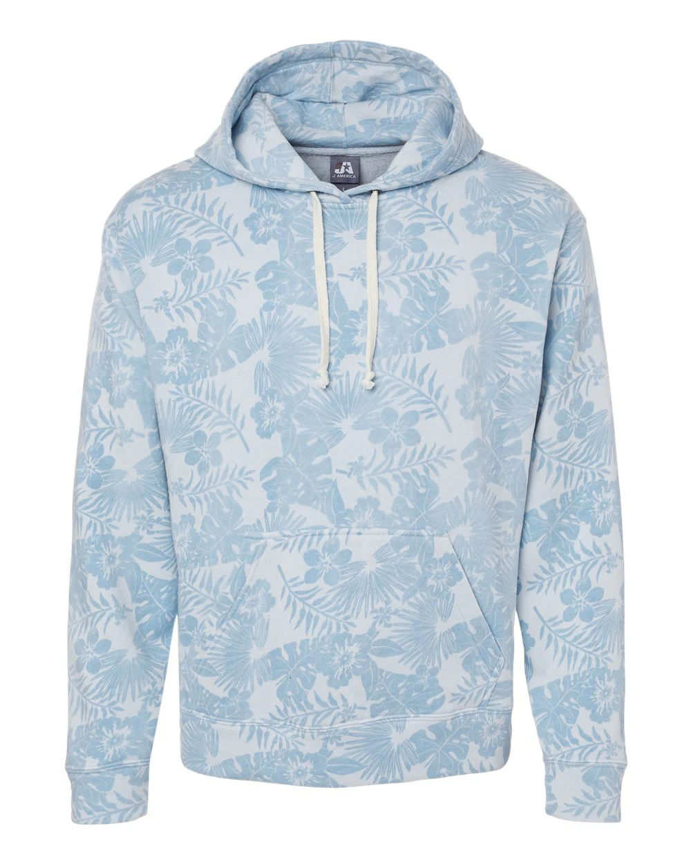 J. America-8871-Triblend Fleece Hooded Sweatshirt - Image 44