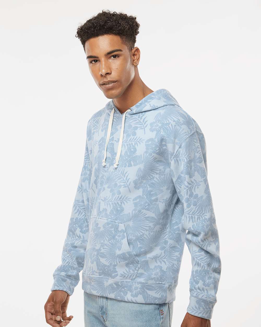 J. America-8871-Triblend Fleece Hooded Sweatshirt - Image 48