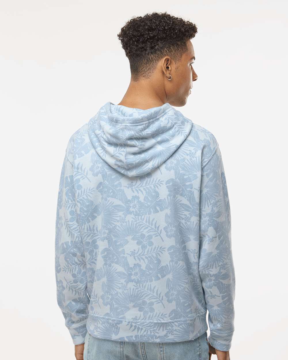 J. America-8871-Triblend Fleece Hooded Sweatshirt - Image 49