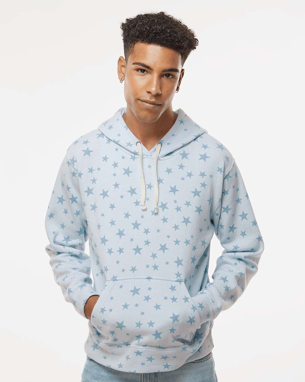 J. America-8871-Triblend Fleece Hooded Sweatshirt - Image 53