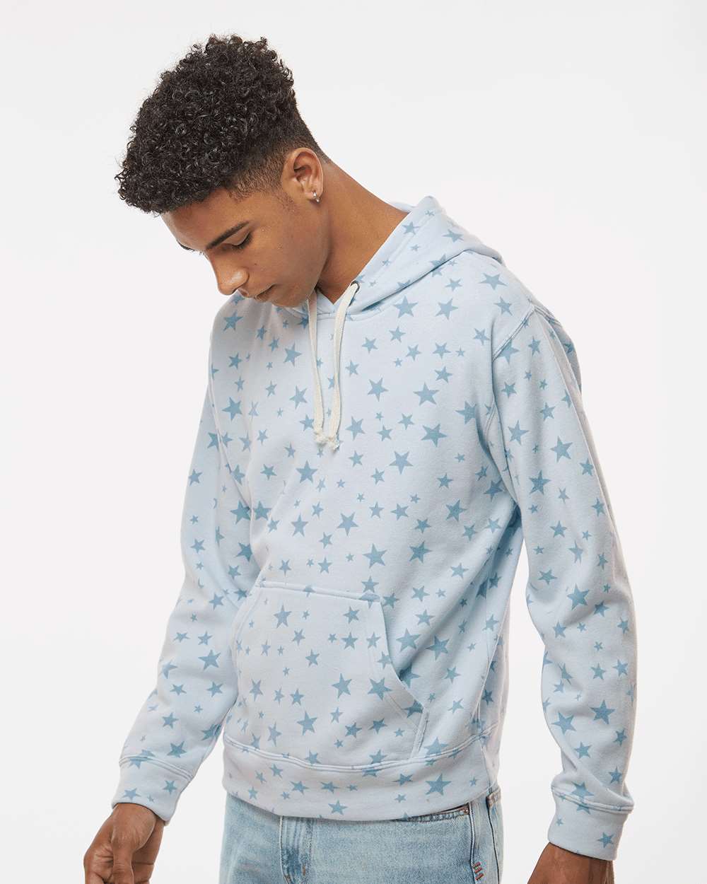 J. America-8871-Triblend Fleece Hooded Sweatshirt - Image 54
