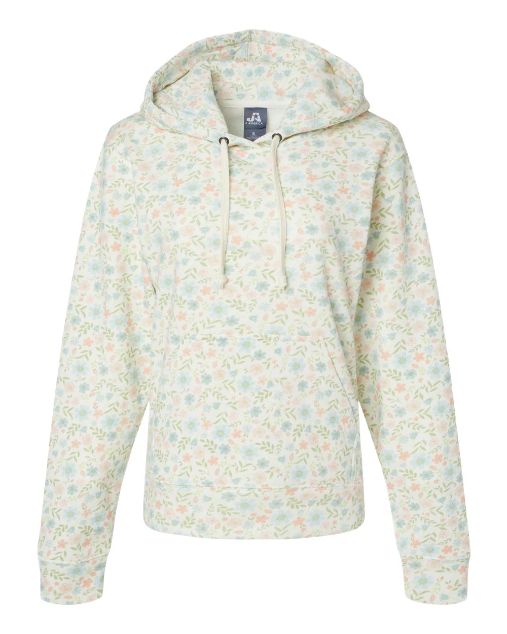 J. America-8871-Triblend Fleece Hooded Sweatshirt - Image 68