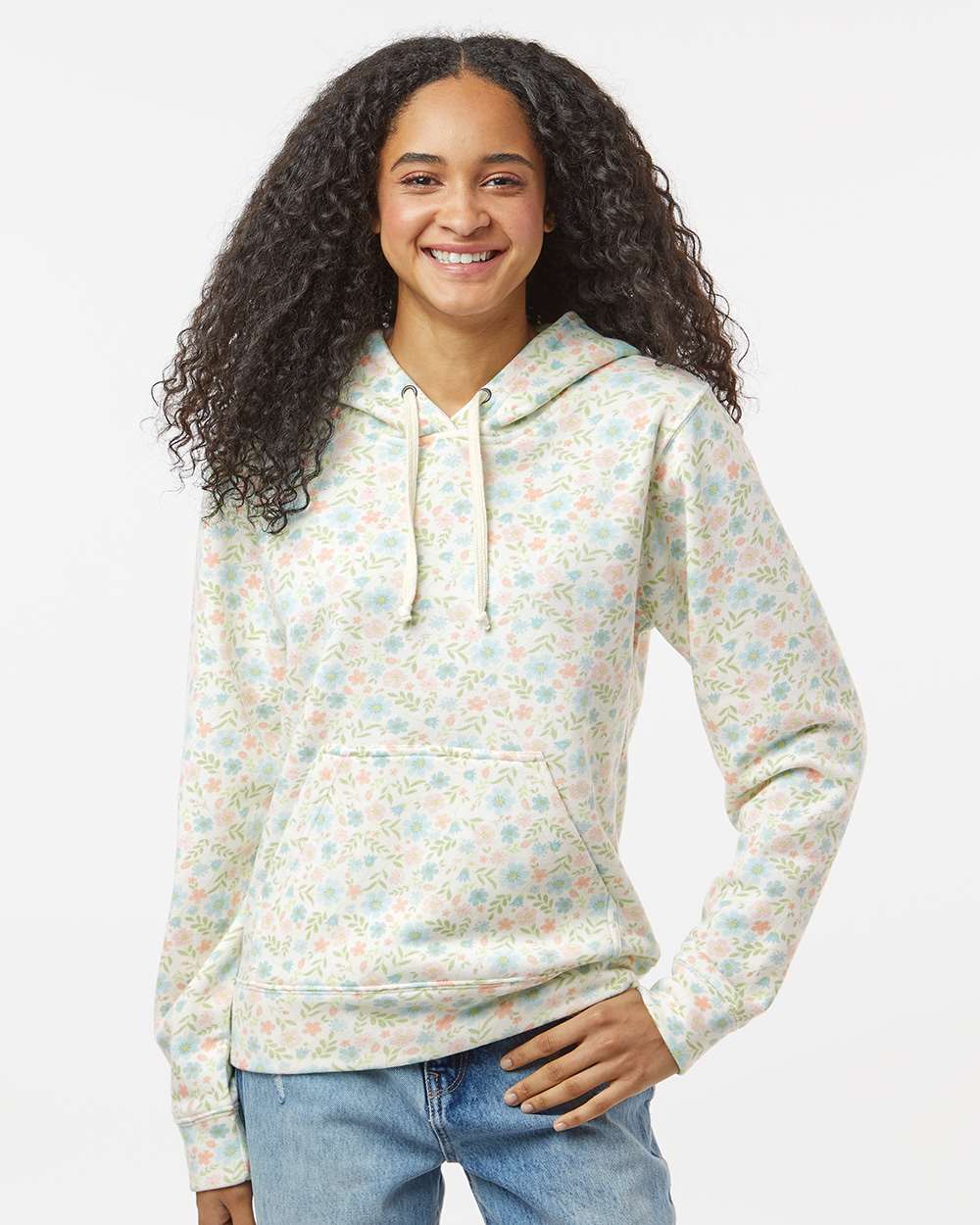 J. America-8871-Triblend Fleece Hooded Sweatshirt - Image 71
