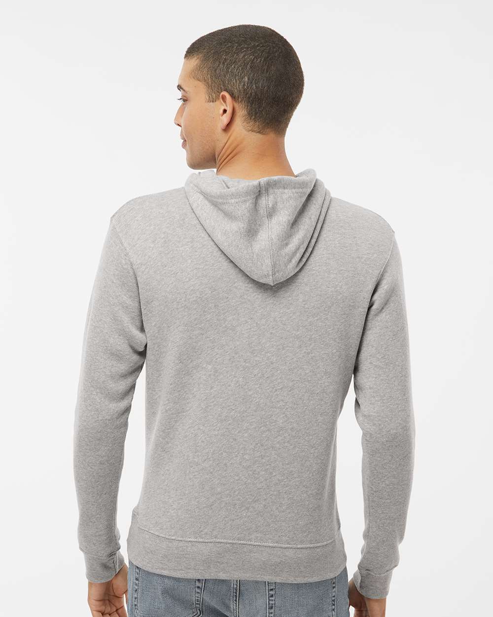 J. America-8871-Triblend Fleece Hooded Sweatshirt - Image 91