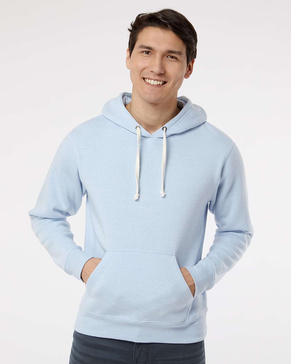 J. America-8871-Triblend Fleece Hooded Sweatshirt - Image 95