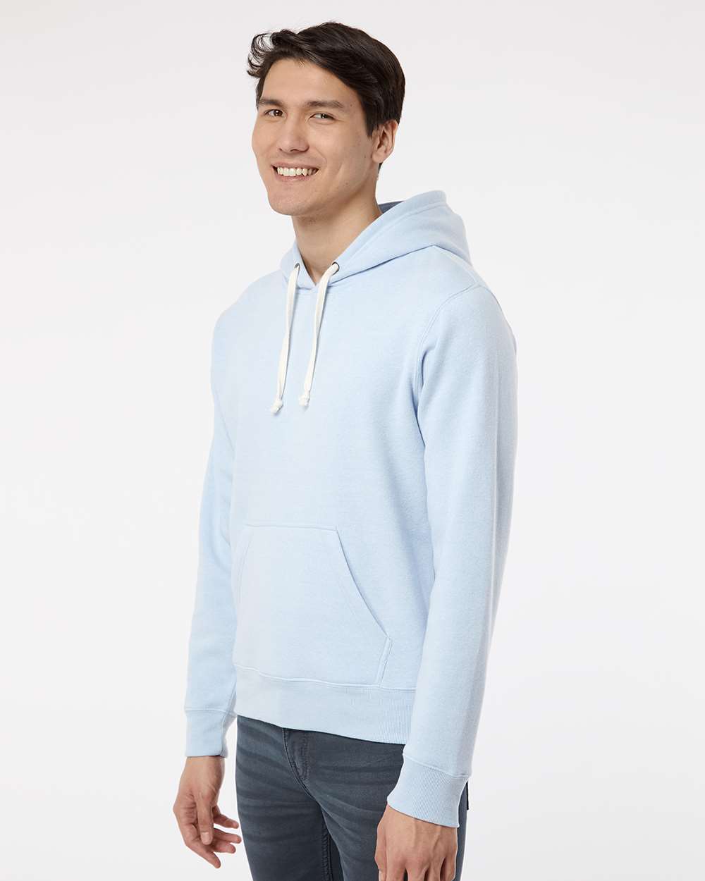J. America-8871-Triblend Fleece Hooded Sweatshirt - Image 96