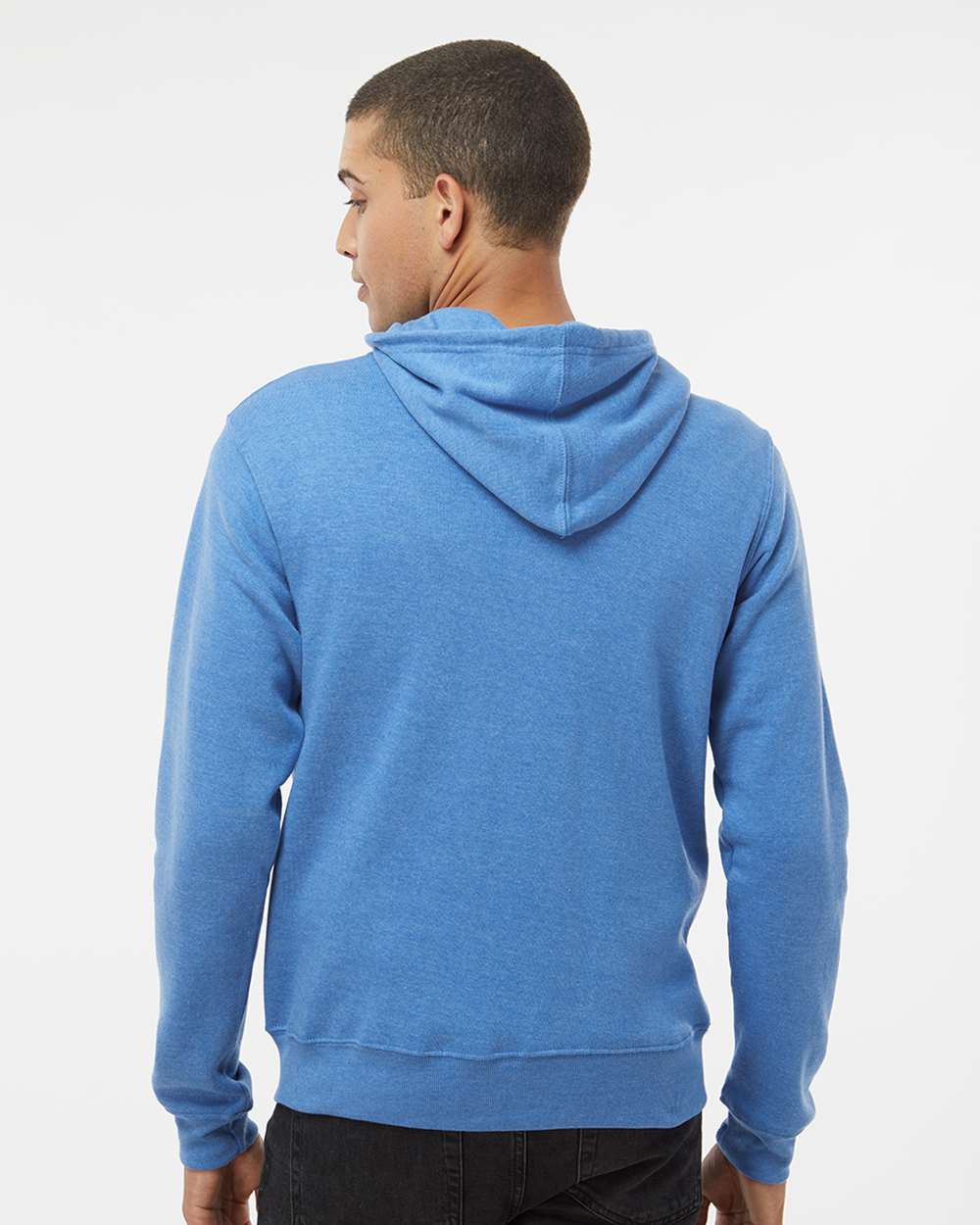 J. America-8872-Triblend Full-Zip Hooded Sweatshirt - Image 19