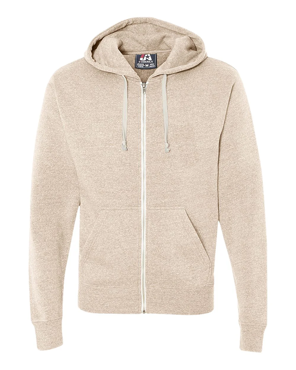 J. America-8872-Triblend Full-Zip Hooded Sweatshirt - Image 32