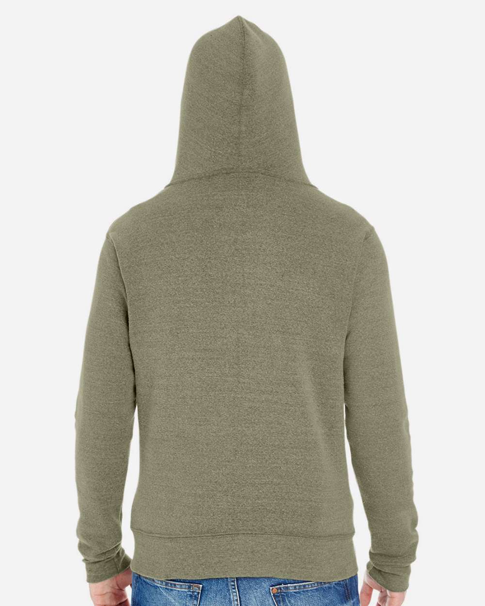 J. America-8872-Triblend Full-Zip Hooded Sweatshirt - Image 38