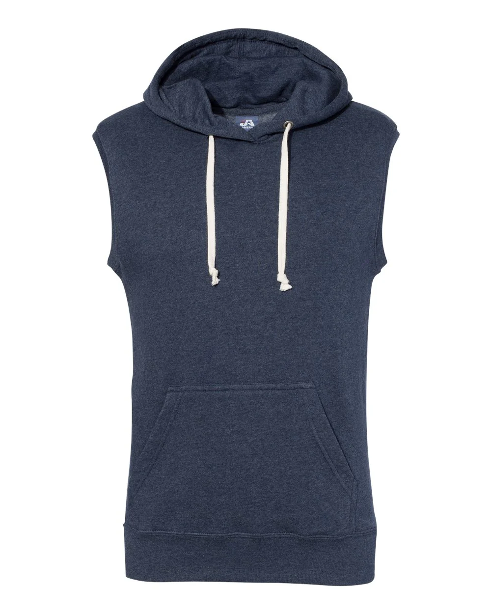 J. America-8877-Triblend Sleeveless Hooded Sweatshirt - Image 14