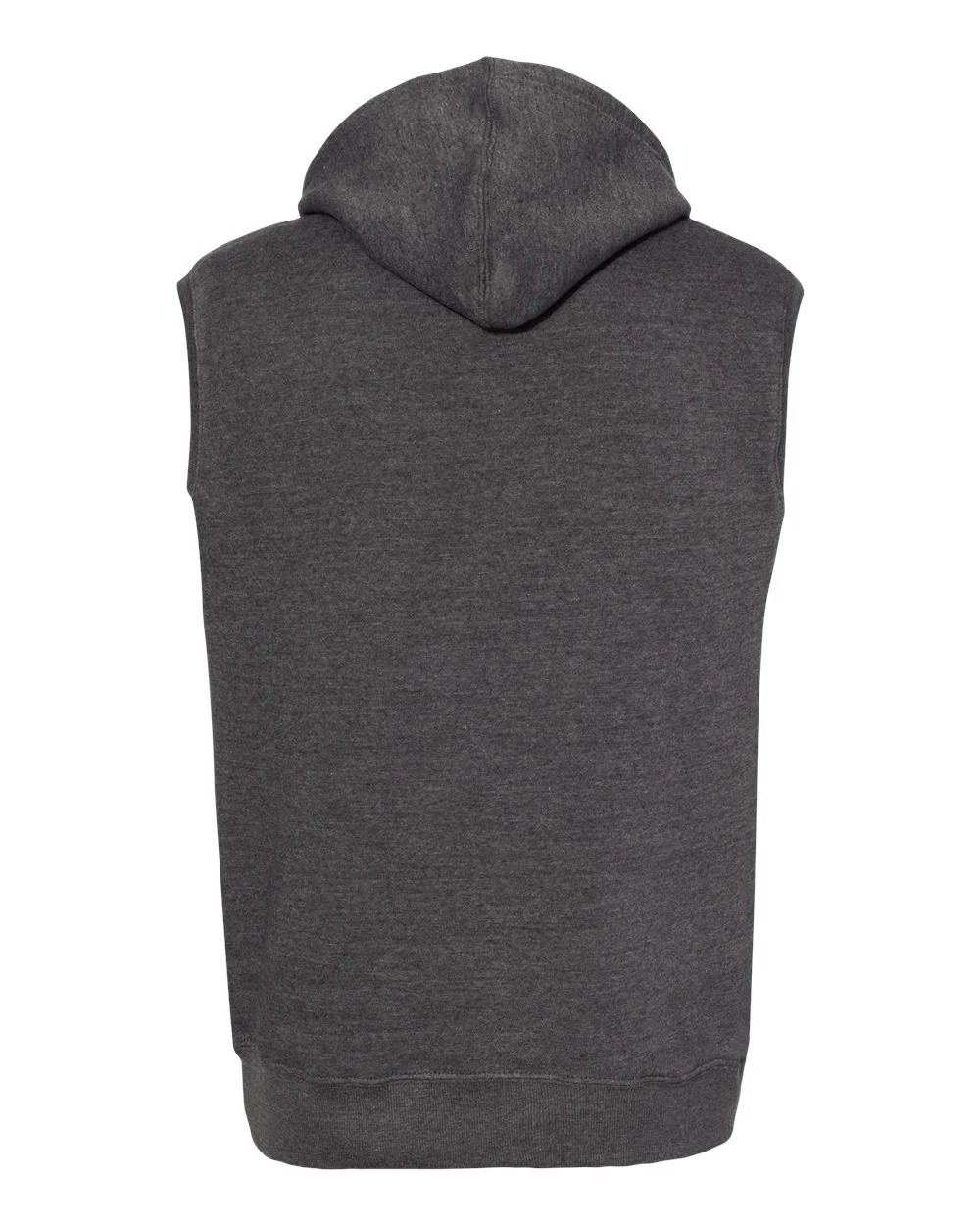 J. America-8877-Triblend Sleeveless Hooded Sweatshirt - Image 2
