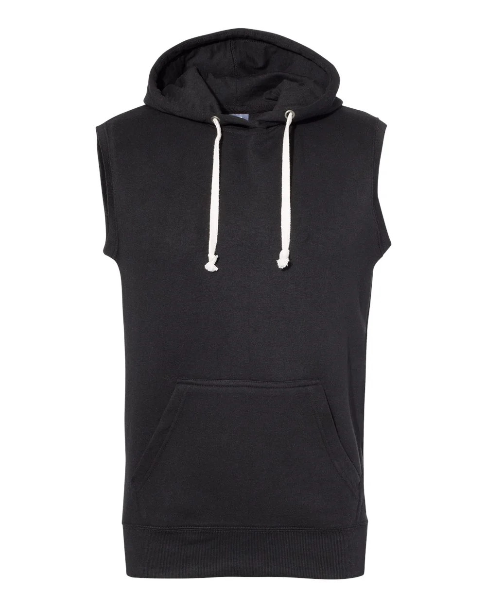 J. America-8877-Triblend Sleeveless Hooded Sweatshirt - Image 8