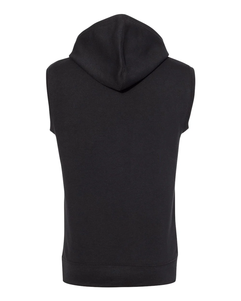 J. America-8877-Triblend Sleeveless Hooded Sweatshirt - Image 9