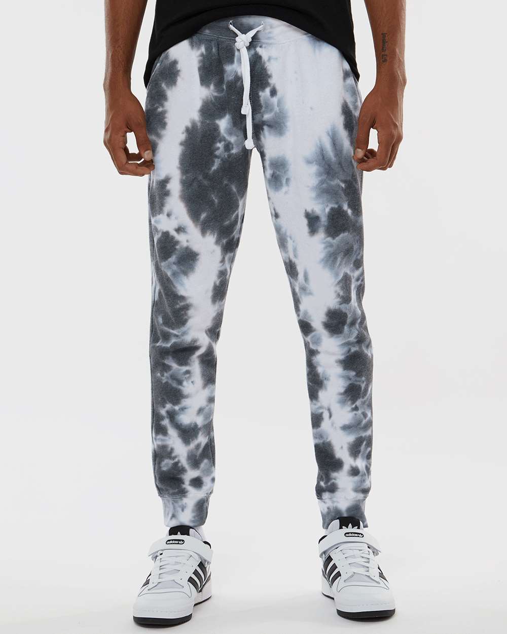 J. America-8884-Tie-Dyed Fleece Joggers - Image 4