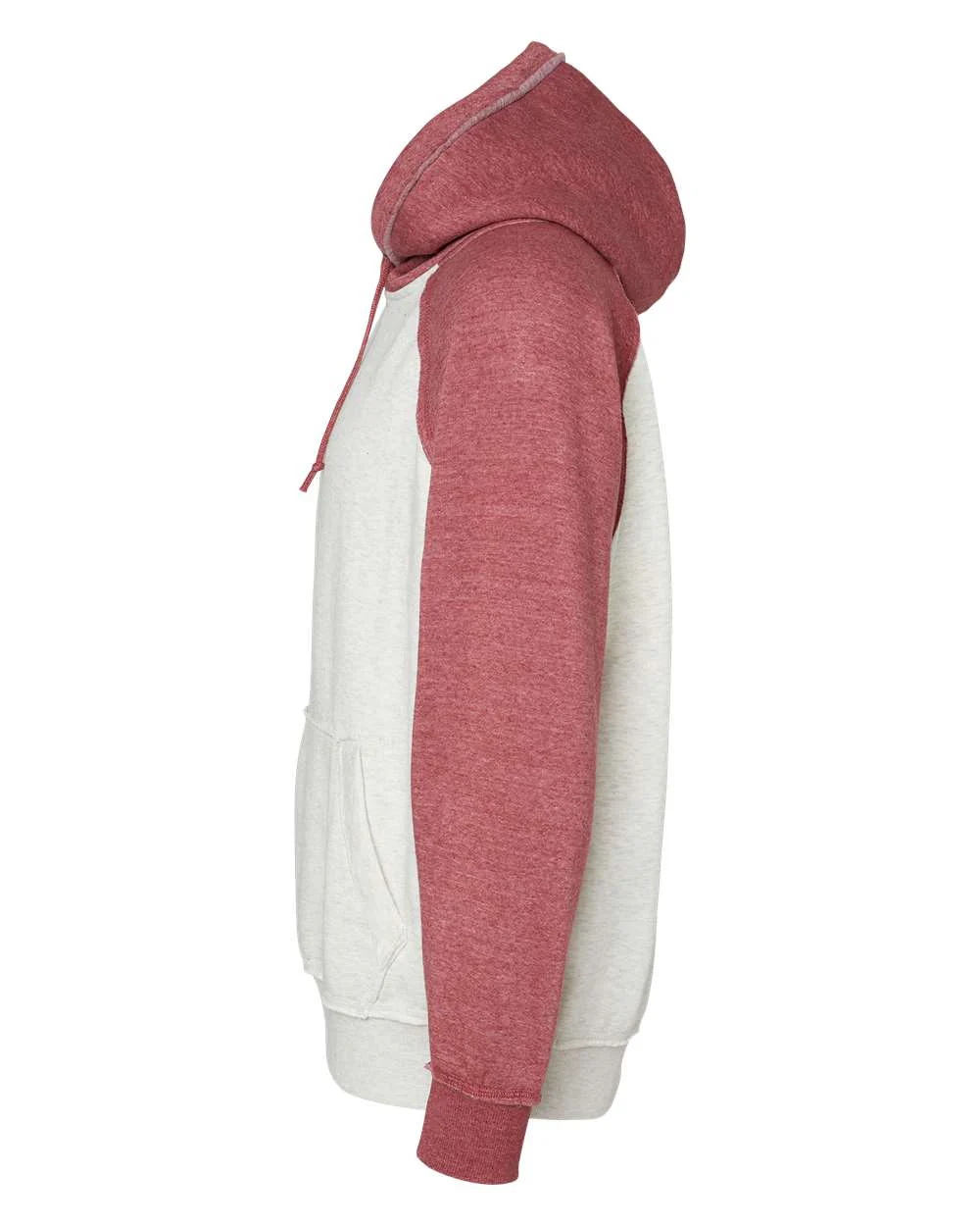 J. America-8885-Vintage Heather Hooded Sweatshirt - Image 10