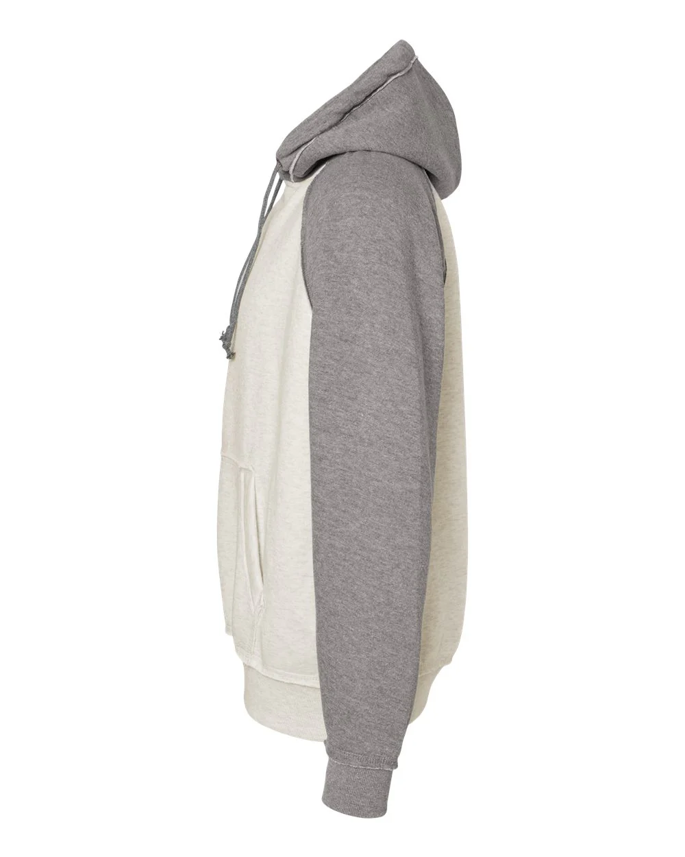 J. America-8885-Vintage Heather Hooded Sweatshirt - Image 16