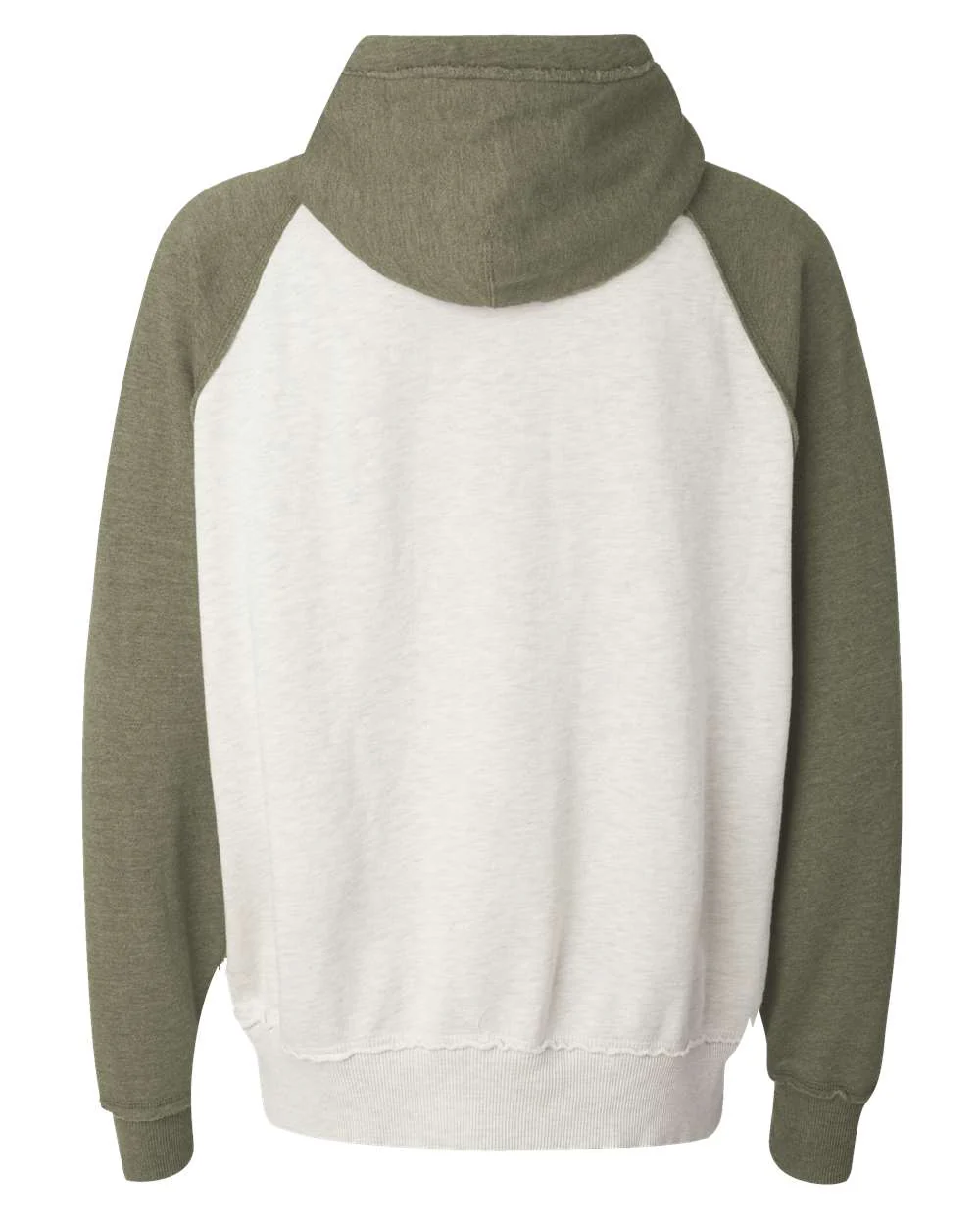 J. America-8885-Vintage Heather Hooded Sweatshirt - Image 2