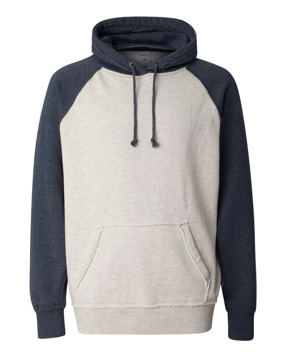 J. America-8885-Vintage Heather Hooded Sweatshirt - Image 20