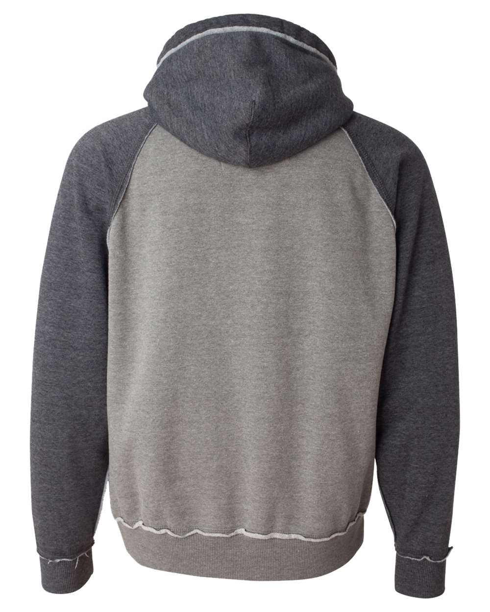 J. America-8885-Vintage Heather Hooded Sweatshirt - Image 33