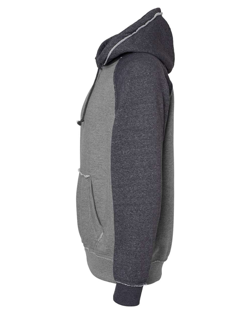 J. America-8885-Vintage Heather Hooded Sweatshirt - Image 34