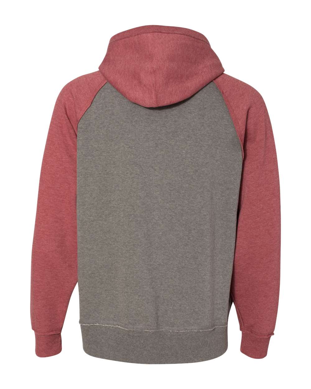 J. America-8885-Vintage Heather Hooded Sweatshirt - Image 39