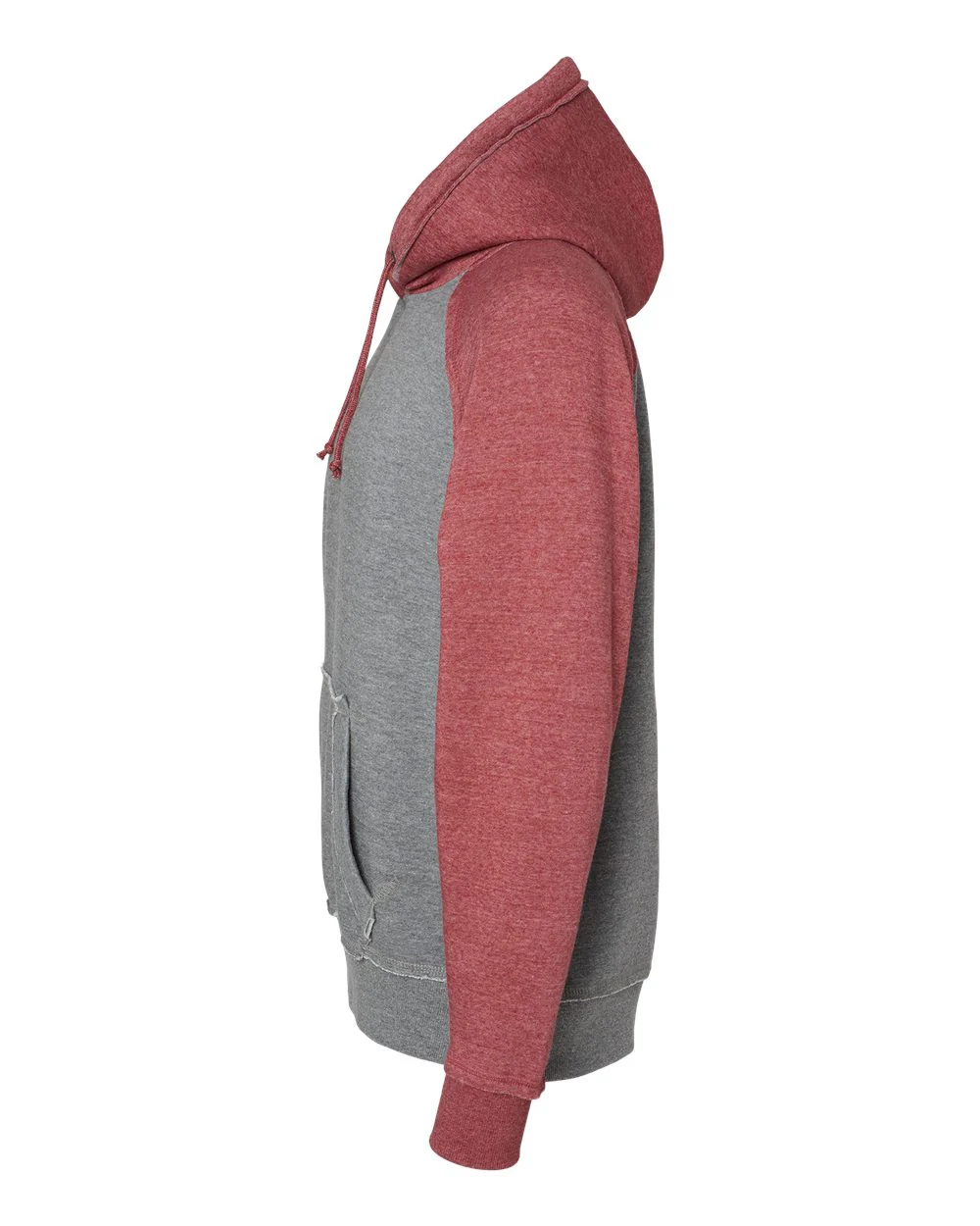 J. America-8885-Vintage Heather Hooded Sweatshirt - Image 40