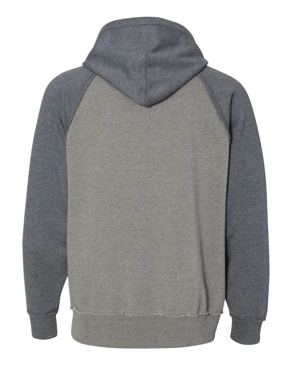 J. America-8885-Vintage Heather Hooded Sweatshirt - Image 45