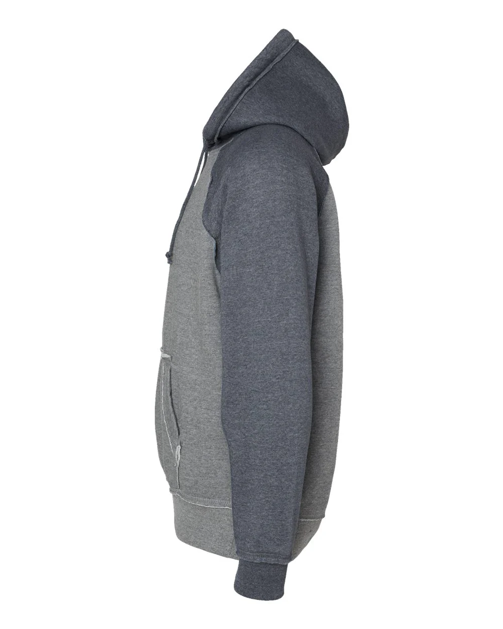 J. America-8885-Vintage Heather Hooded Sweatshirt - Image 46