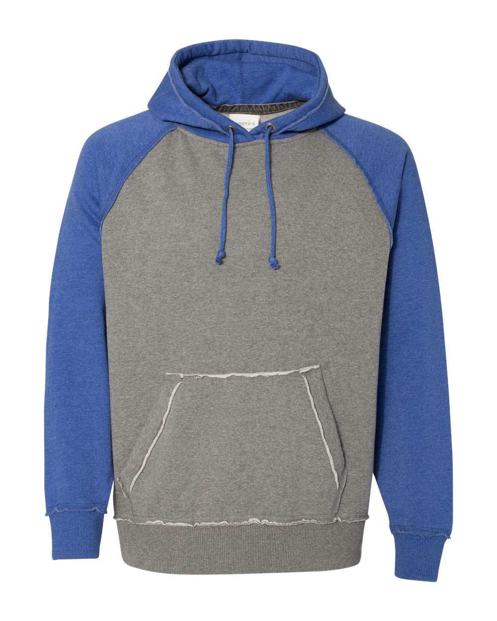 J. America-8885-Vintage Heather Hooded Sweatshirt - Image 50