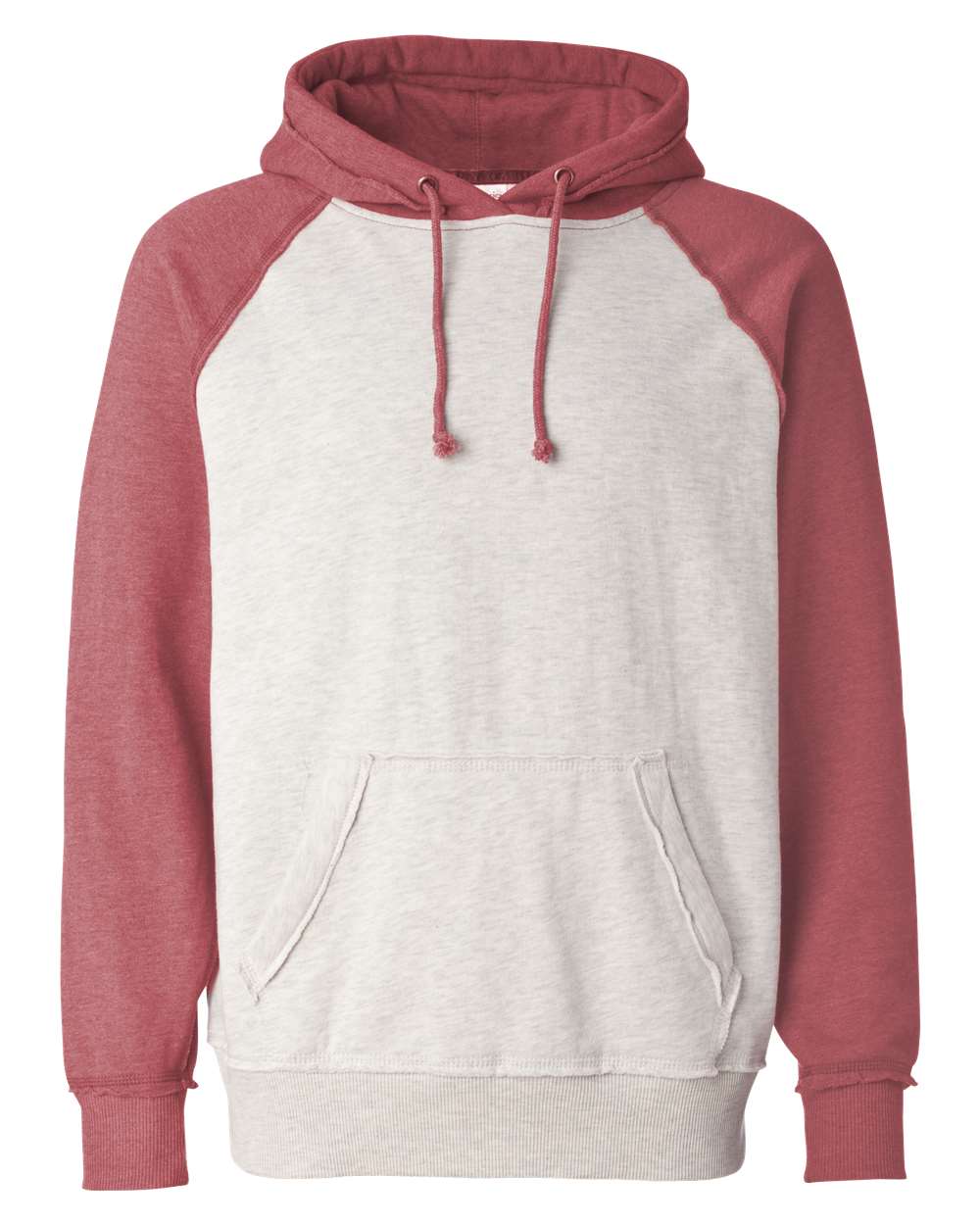 J. America-8885-Vintage Heather Hooded Sweatshirt - Image 8