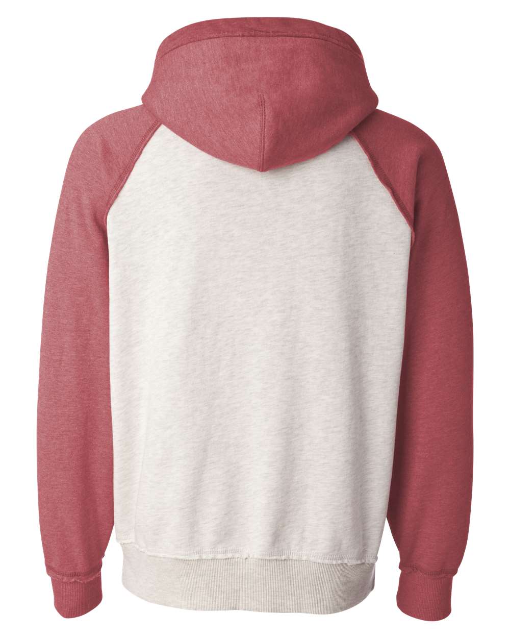 J. America-8885-Vintage Heather Hooded Sweatshirt - Image 9