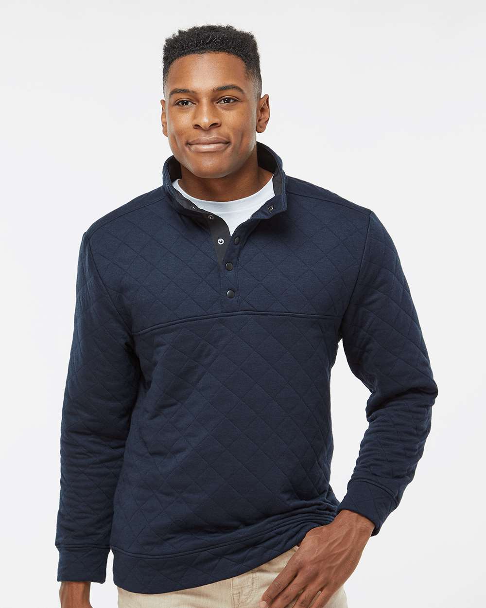J. America-8890-Quilted Snap Pullover - Image 17