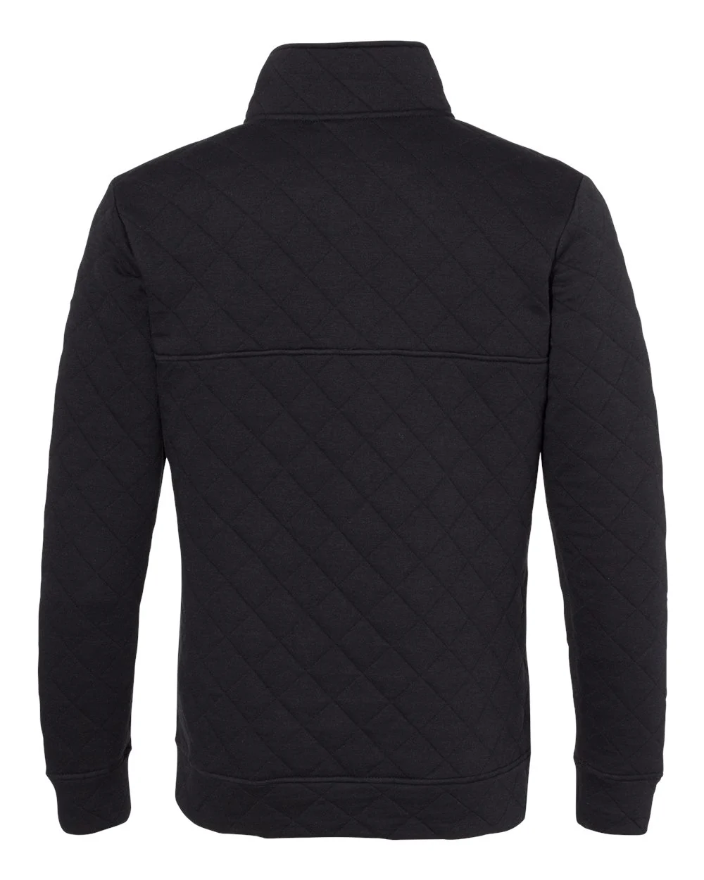 J. America-8890-Quilted Snap Pullover - Image 2