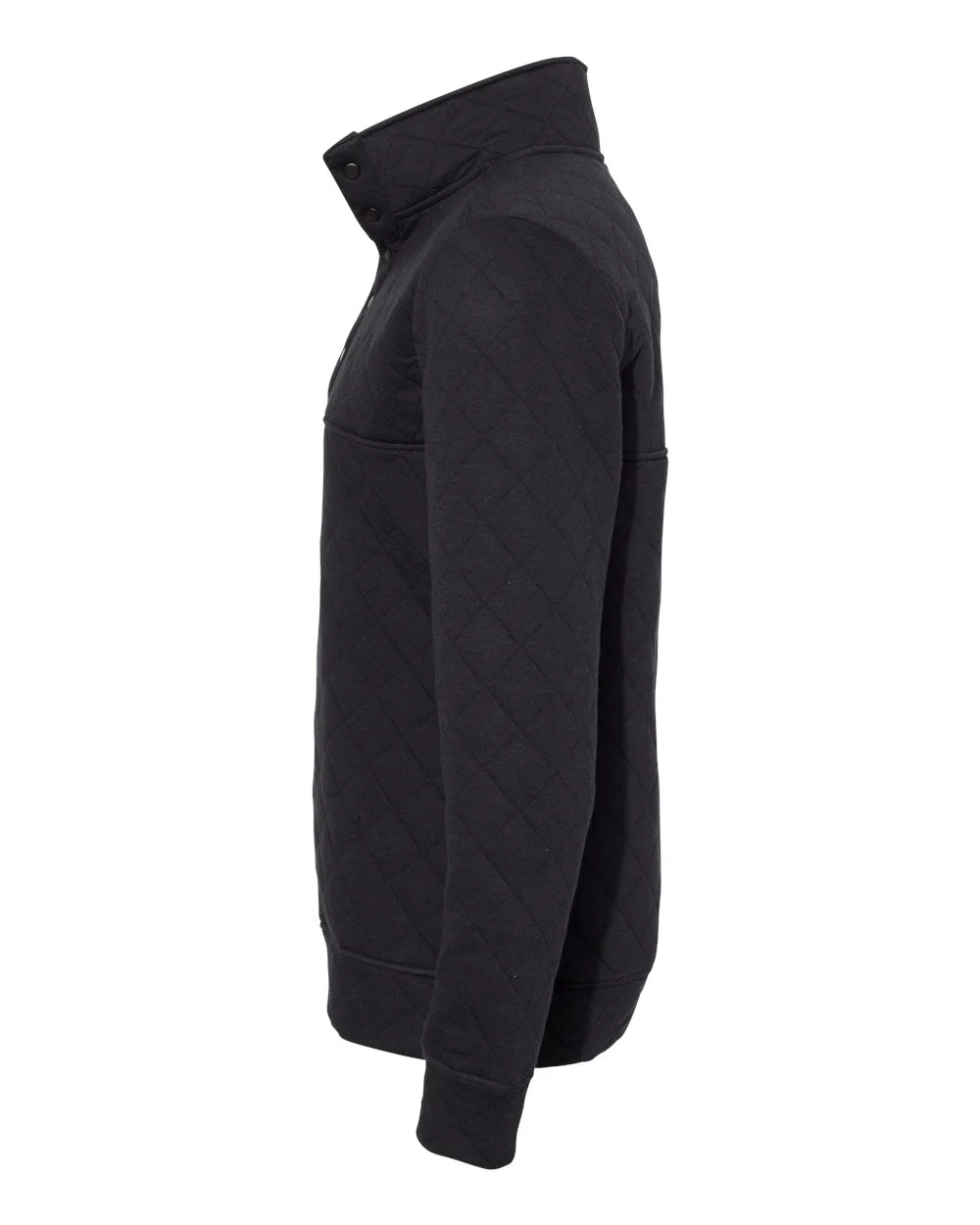 J. America-8890-Quilted Snap Pullover - Image 3