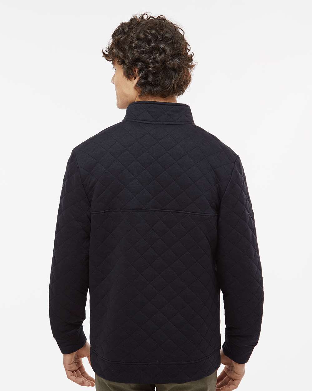 J. America-8890-Quilted Snap Pullover - Image 6