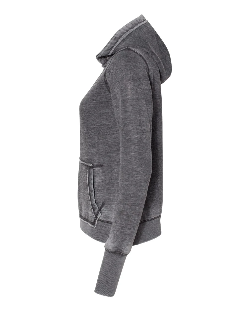 J. America-8912-Women's Zen Fleece Hooded Sweatshirt - Image 10