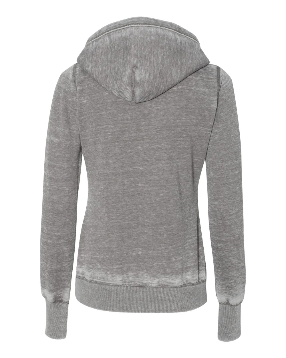 J. America-8912-Women's Zen Fleece Hooded Sweatshirt - Image 2