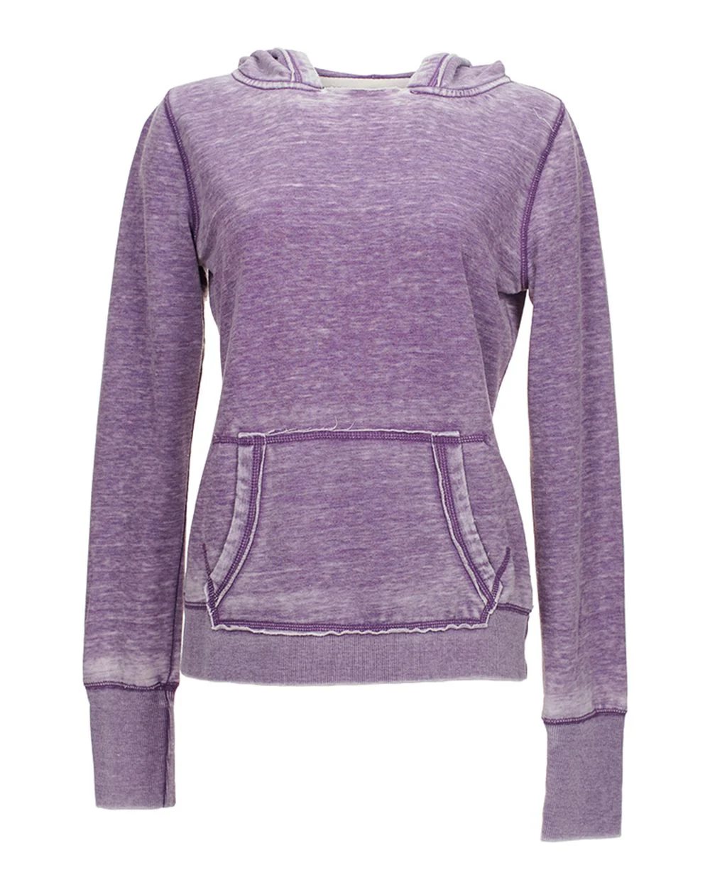 J. America-8912-Women's Zen Fleece Hooded Sweatshirt - Image 20