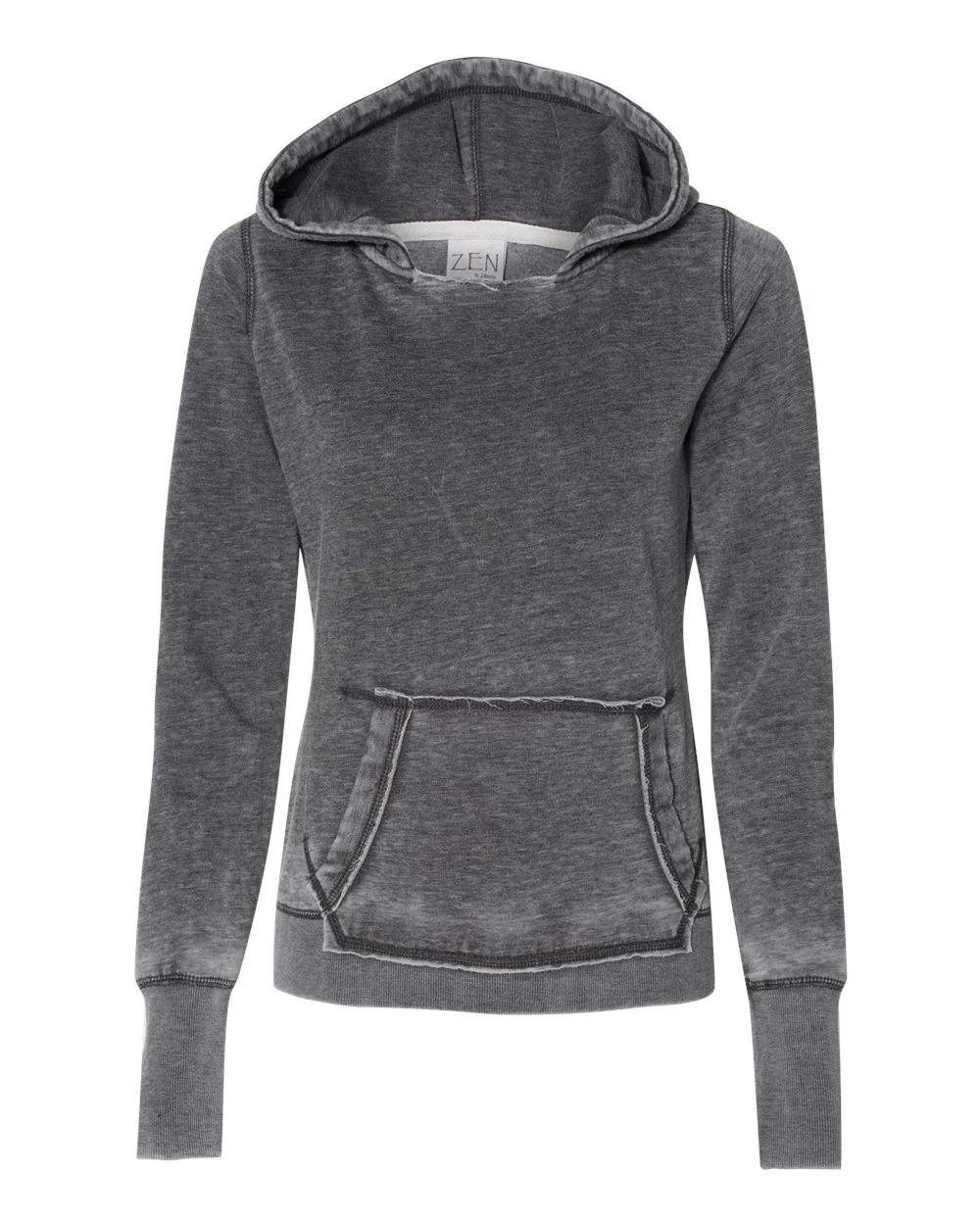 J. America-8912-Women's Zen Fleece Hooded Sweatshirt - Image 8
